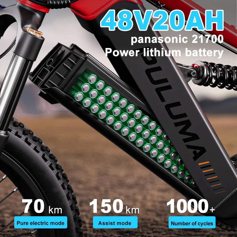 PULUMA PH001 Full Suspension Off-Road Electric Bike