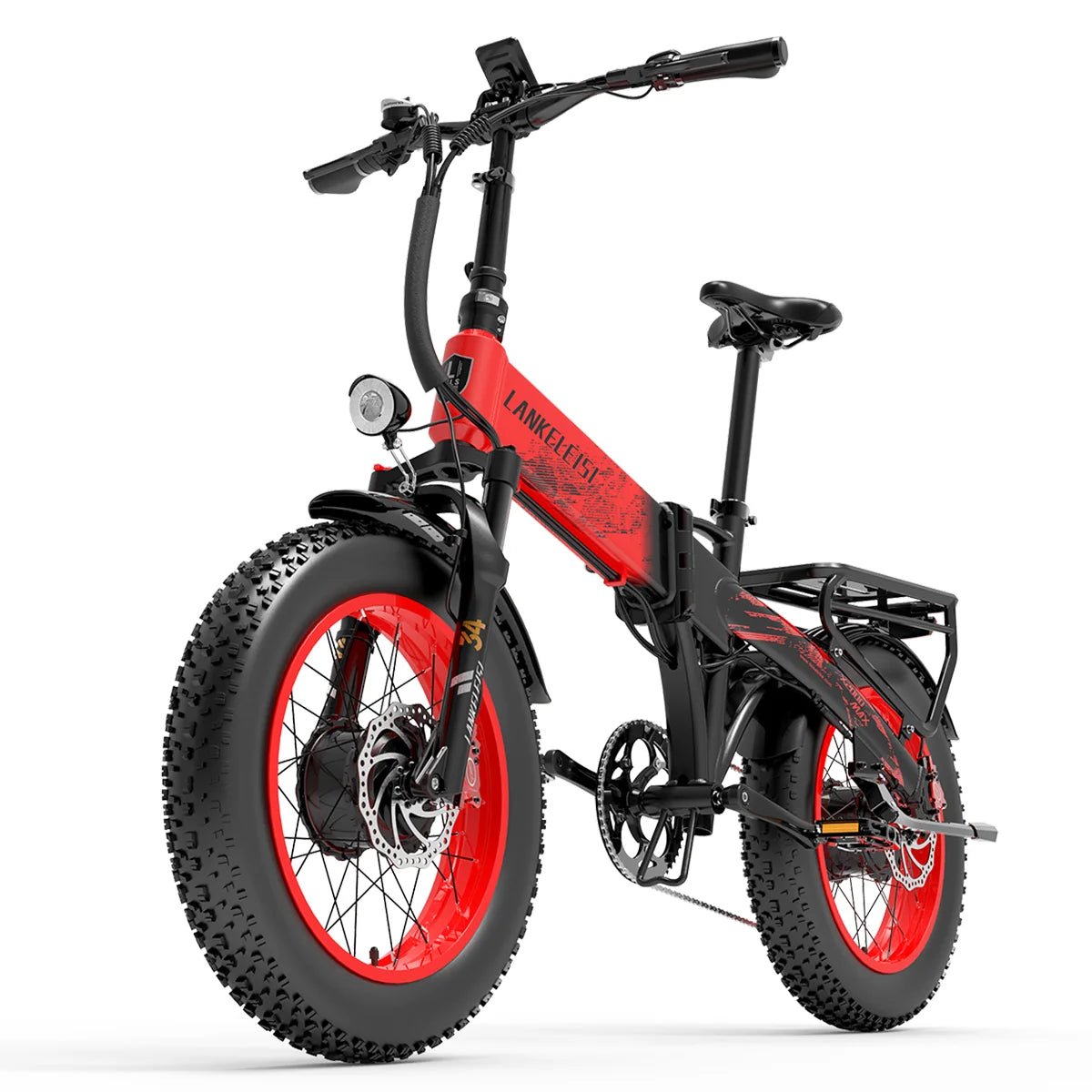 LANKELEISI X2000 MAX Dual Motor Samsung Battery Foldable E-Bike