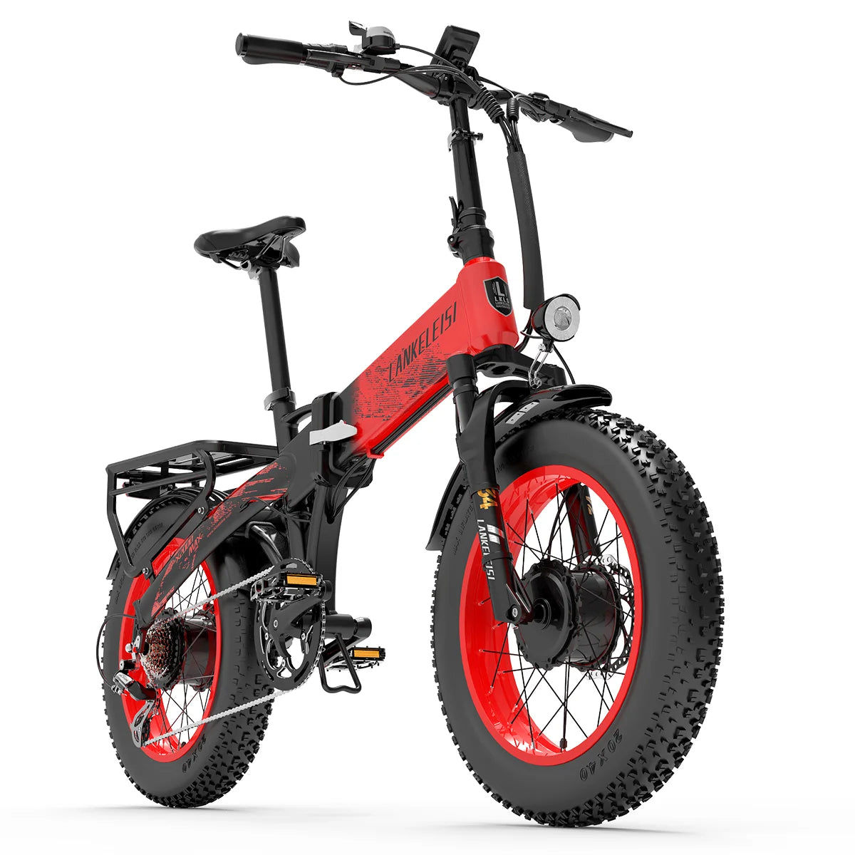 LANKELEISI X2000 MAX Dual Motor Samsung Battery Foldable E-Bike