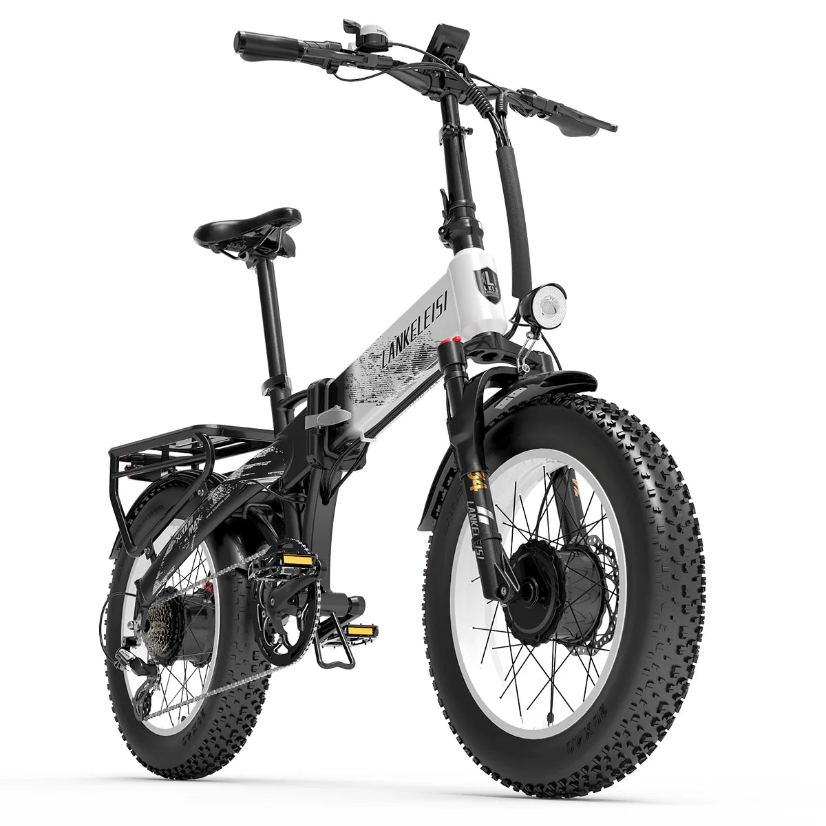 LANKELEISI X2000 MAX Dual Motor Samsung Battery Foldable E-Bike