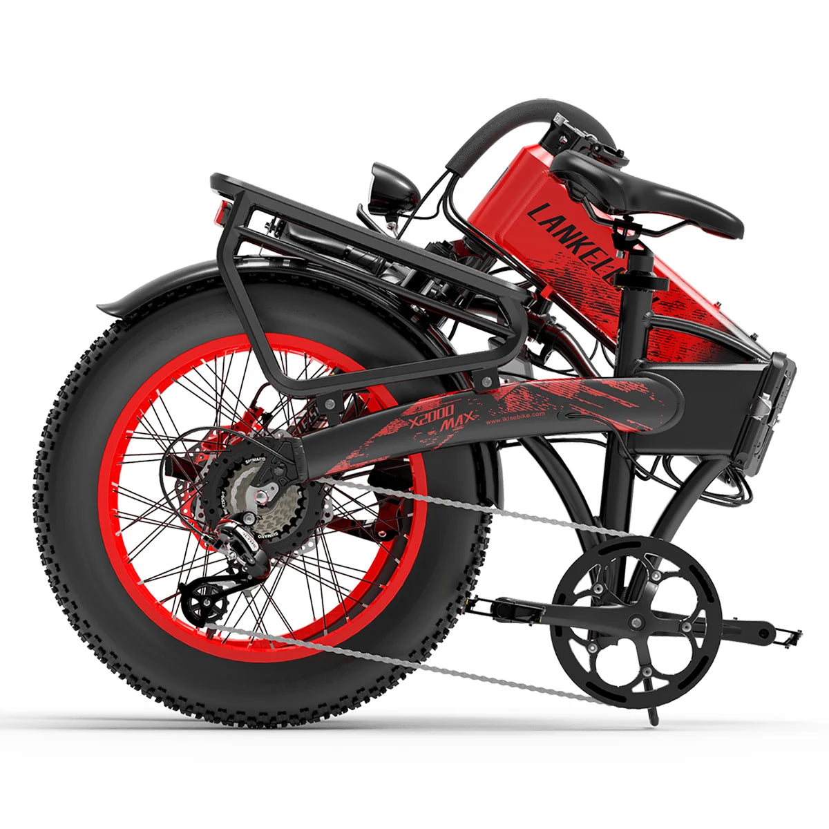 LANKELEISI X2000 MAX Dual Motor Samsung Battery Foldable E-Bike