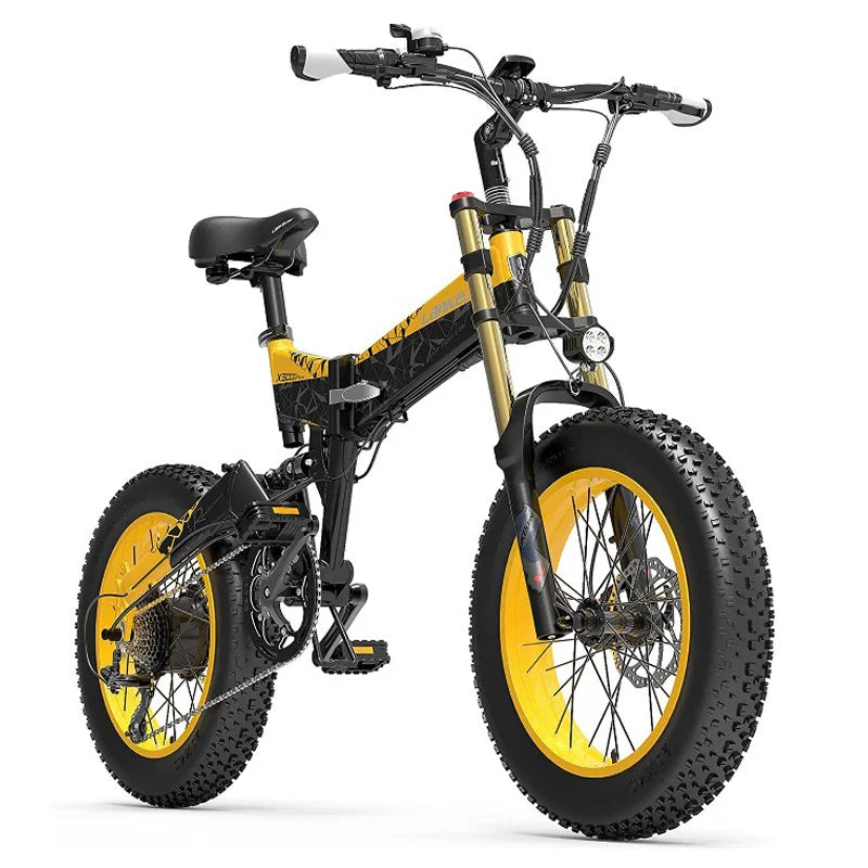 LANKELEISI X3000Plus-Up Fat Tire Foldable Snow Ebike