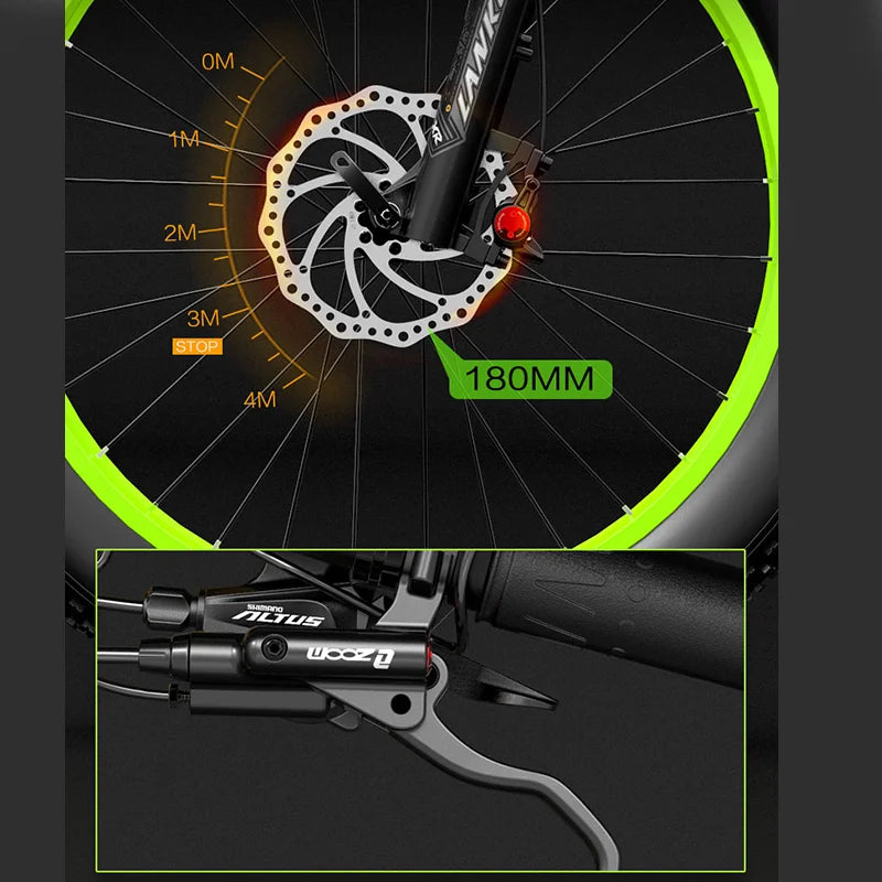 LANKELEISI XT750 PLUS BIG FORK Fat Tire All Terrain Electric Bike