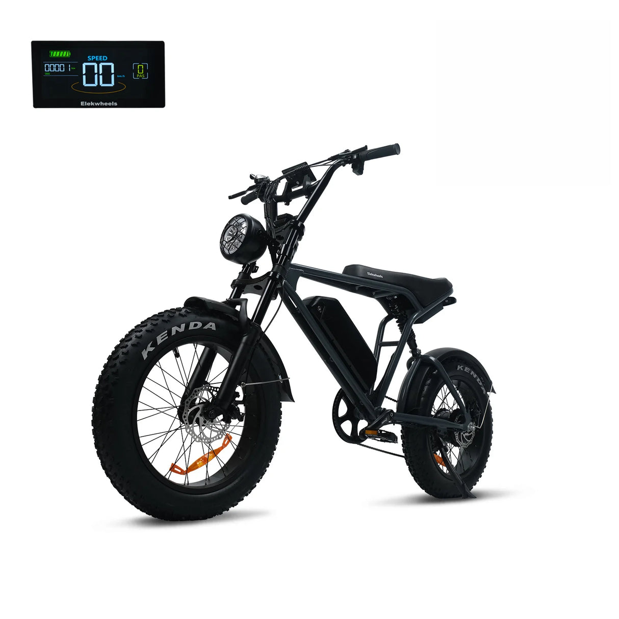 Elekwheels E6 Kenda Fat Tire Full Suspension Electric Bike