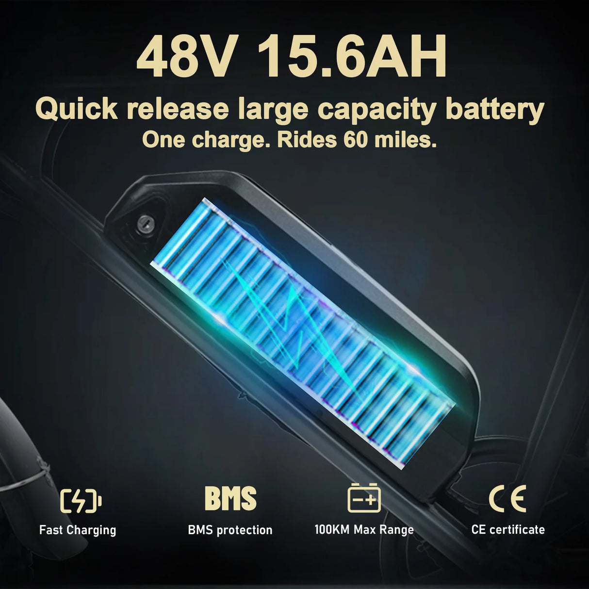 Elekwheels E6 Kenda Fat Tire Full Suspension Electric Bike