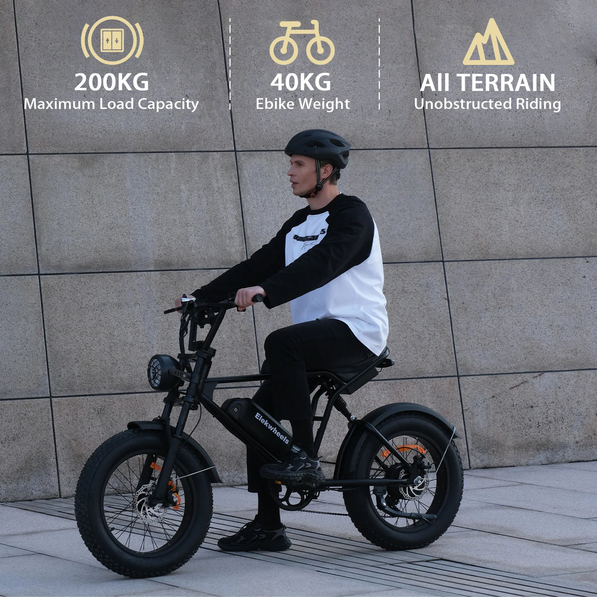 Elekwheels E6 Kenda Fat Tire Full Suspension Electric Bike