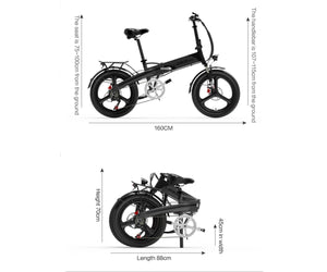 LANKELEISI G660 Folding Electric City Bike
