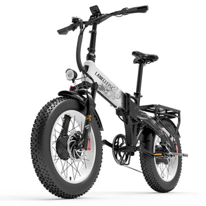 LANKELEISI X2000 MAX Dual Motor Samsung Battery Foldable E-Bike