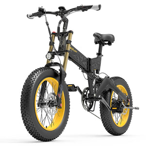 LANKELEISI X3000Plus-Up Fat Tire Foldable Snow Ebike