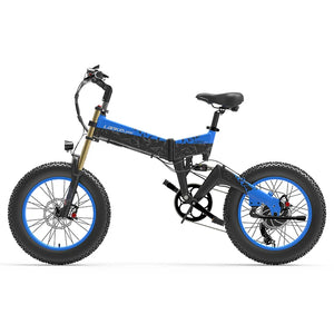LANKELEISI X3000Plus-Up Fat Tire Foldable Snow Ebike