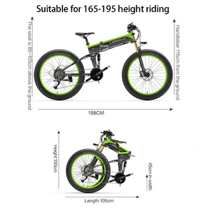 LANKELEISI XT750 PLUS BIG FORK Fat Tire All Terrain Electric Bike
