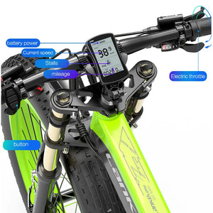 LANKELEISI XT750 PLUS BIG FORK Fat Tire All Terrain Electric Bike