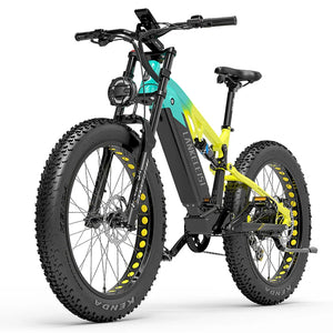LANKELEISI RV800 Plus Full Suspension Electric Mountain Bike