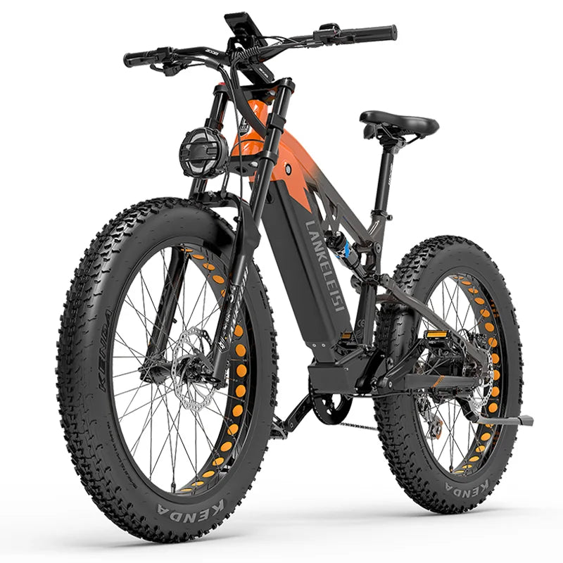 LANKELEISI RV800 Plus Full Suspension Electric Mountain Bike