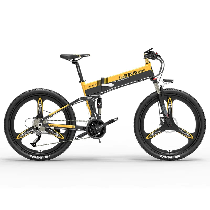 LANKELEISI XT750 Sports Electric Folding Bike