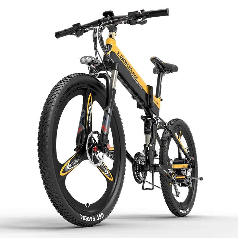 LANKELEISI XT750 Sports Electric Folding Bike