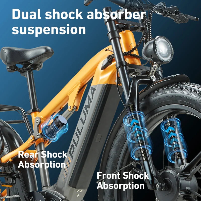 PULUMA PH003 MAX 2000W Fat Tire Dual Suspension Electric bike